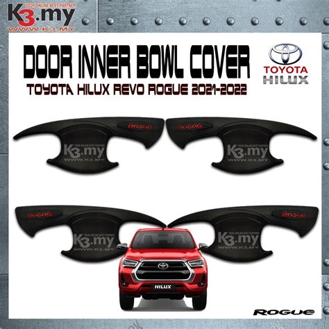 Toyota Hilux Rogue Inner Door Handle Bowl Cover With Red