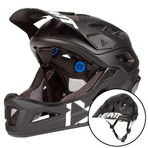 Leatt Enduro MTB Helm DBX 3 0 Enduro Schwarz Weiß Maciag Offroad