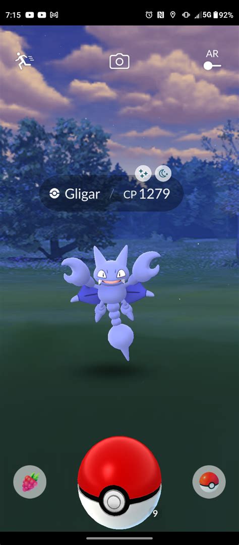 shiny gligar! isn't gligar a rare spawn already? : r/pokemongo