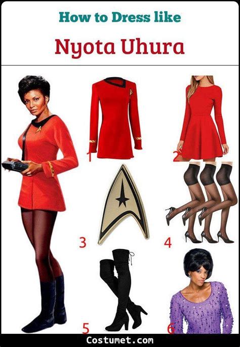 Nyota Uhura Costume from Star Trek for Cosplay & Halloween 2022 | Star ...