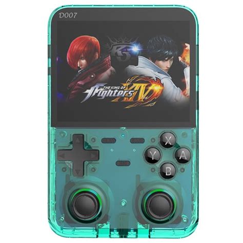 pro handheld game console gb transparent blue