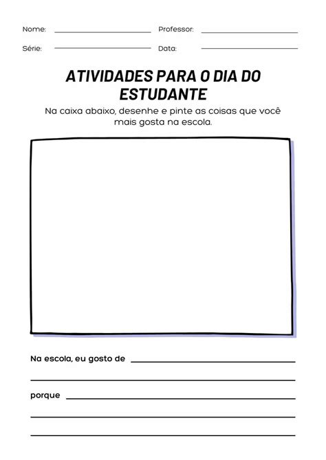 Atividade Dia Do Estudante 10 Ideias Para Estimular A Criatividade