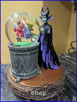 Perfect Disney Villains Maleficent Musical Rotating Snow Globe