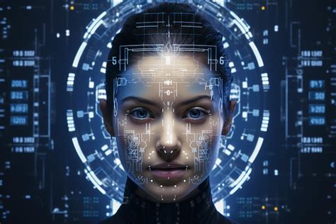 Premium Ai Image Artificial Intelligence Human Face Learning