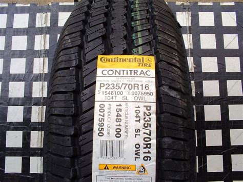 Find 2 New Tires 235 70 16 Continental Conti Trac Mands Suv P23570r16