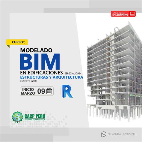 CACP Perú Curso Modelado Bim En Edificaciones Especialidad