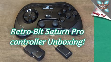 Retro Bit Sega Saturn Pro Controller Unboxing Youtube