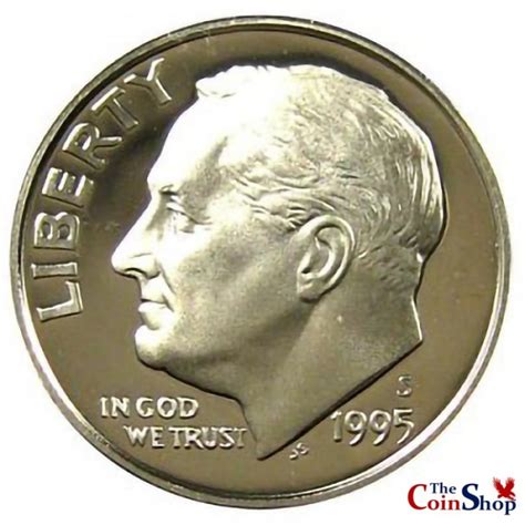 1995 S Roosevelt Dime Premium Collectible Roosevelt Dimes The Coin