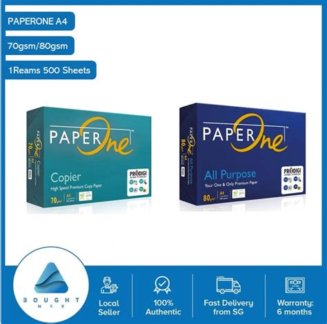 1Reams 500 Sheets A4 PaperOne 70gsm 80gsm A4 All Purpose A4 Copier