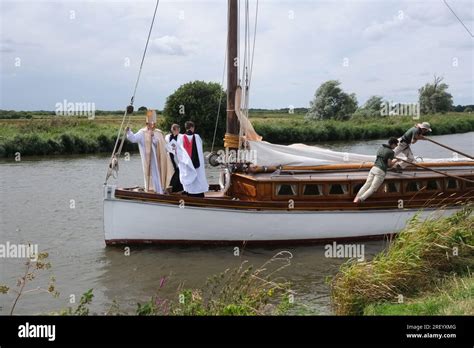 St Benet S Abbey Norfolk UK 30th July 2023 The Bishop Of Norwich