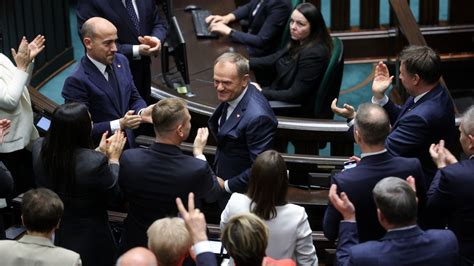 Sejm Wybra Szefa Platformy Obywatelskiej Donalda Tuska Na Premiera