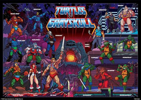 Turtles Of Grayskull Motu Origins Tmnt Crossover By Mattel