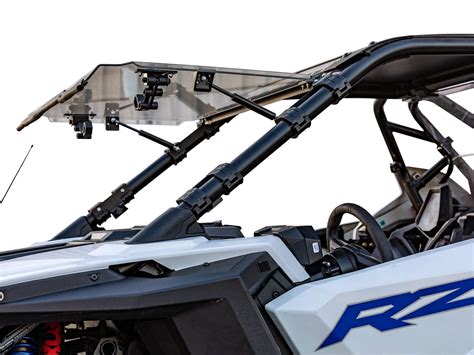 Buy SuperATV Scratch Resistant 1 4 Polycarbonate Flip UTV Windshield