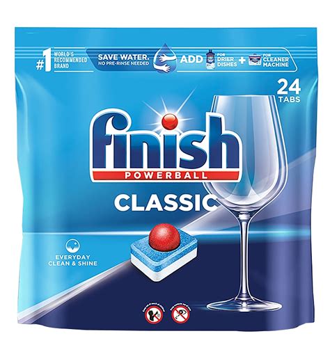 FINISH Finish Powerball 20619 Dishwasher Tablet 26 Solid Blue Red