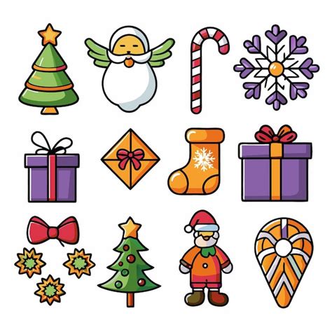 Merry Christmas Doodle Premium Ai Generated Vector