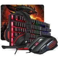 Kit Teclado Semi Mec Nico Mouse Gamer Kabum