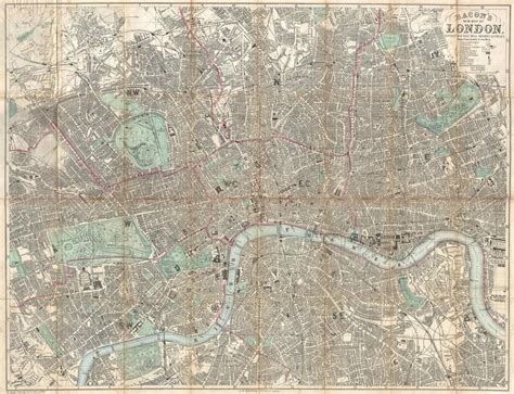 1890 Map of London - Maps on the Web