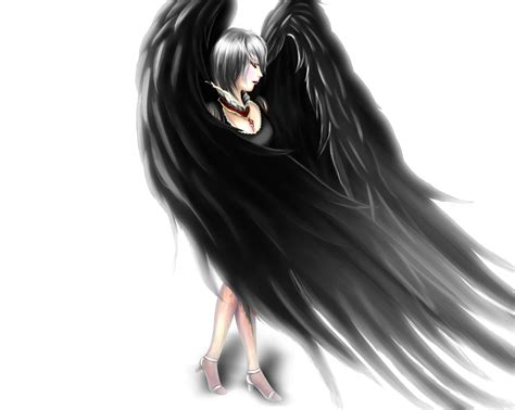 Black Winged Angel By Steblu On Deviantart