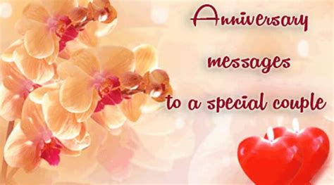 Anniversary Messages To A Special Couple