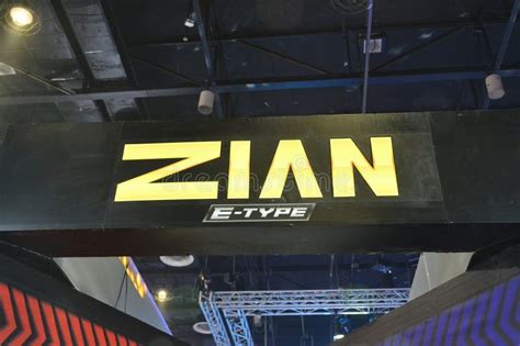 Zian E Type Booth Signage At Inside Racing Bike Festival In Pasay