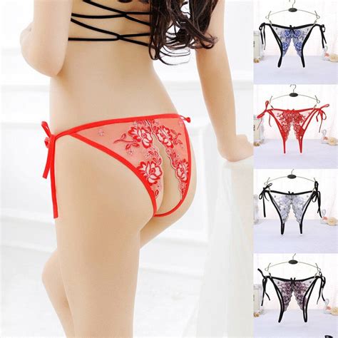 USA Sexy Women Lace Thong G String Panties Lingerie Underwear