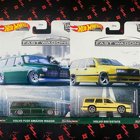 Hot Wheels VOLVO P220 Amazon Wagon 850 Estate Hotwheels FAST WAGONS Hobbies Toys Toys