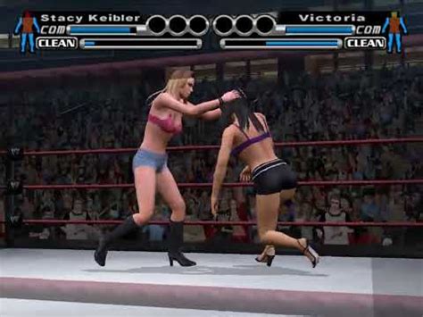 Stacy Keibler Vs Victoria Bra And Panties Match Wwe Smackdown Vs