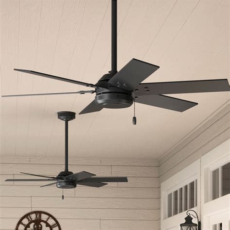 Black Ceiling Fan With Light