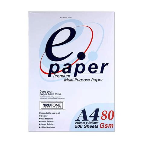 Resma Papel Bond Epaper H G