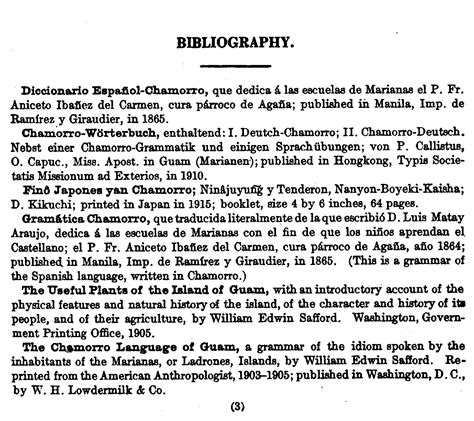 Dictionary And Grammar Of The Chamorro Language Of