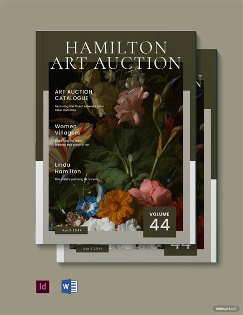 Art Auction Catalogue Template in Word, InDesign - Download | Template.net