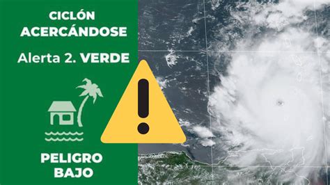 Hurac N Beryl En Quintana Roo Anuncian Alerta Verde Ante Su Acercamiento