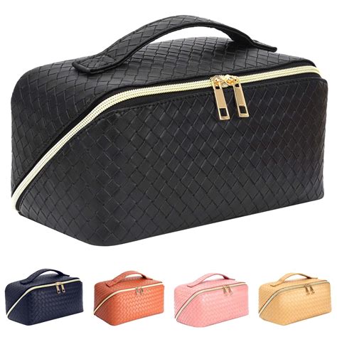 Zauknya Makeup Bag Large Capacity Travel Cosmetic Bag Portable