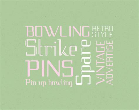 Bowling | Retro Typeface on Behance