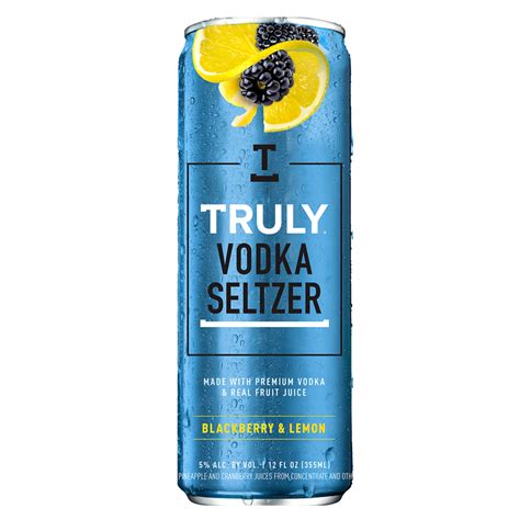 Truly Vodka Seltzer Blackberry And Lemon Single Oz Can Abv