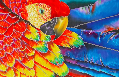 Scarlet Macaw Painting By Daniel Jean Baptiste Pixels