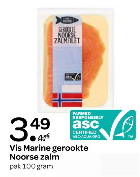 Vis Marine Gerookte Noorse Zalm Aanbieding Bij Spar