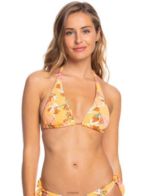 Roxy Mujer Top De Bikini De Triángulo Alargado Love The Oceana V 68xp0961 [68xp0961