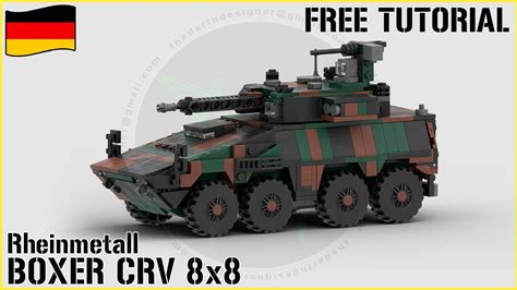 Lego Tutorial Boxer Crv 8x8 135 Scale Youtube