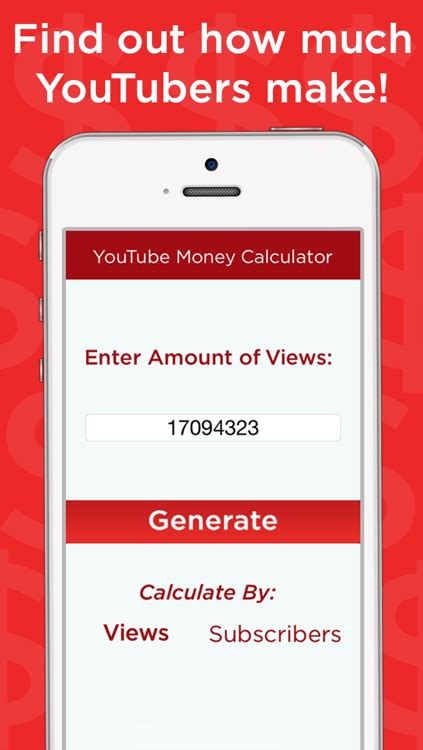 Money Calculator For Youtube Views And Subscribers Money Calculator