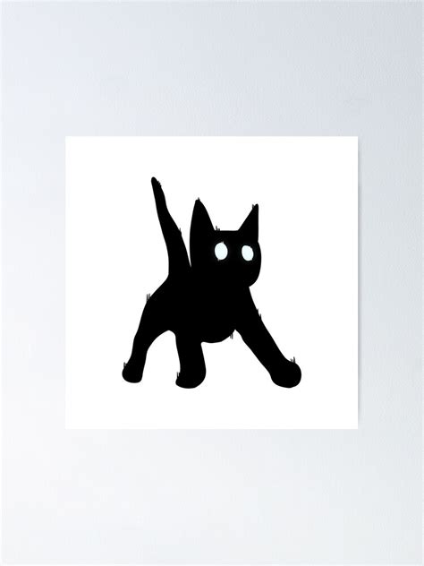 "falling cat meme sticker" Poster by astrocyti | Redbubble