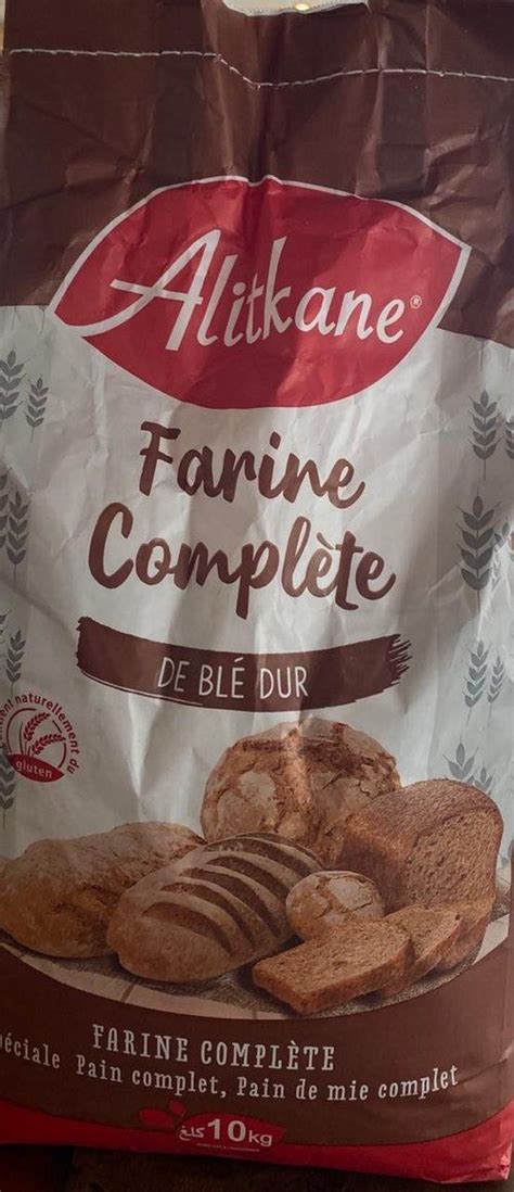 Farine Compl Te De Bl Dur Al Itkane Kg Bl Dur Recettes De