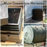 Many Composting Methods