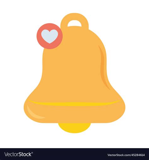 Notification bell icon Royalty Free Vector Image