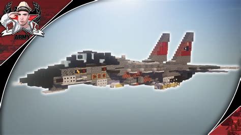 Minecraft Modern Warfare F D Super Tomcat Jet Fighter Tutorial