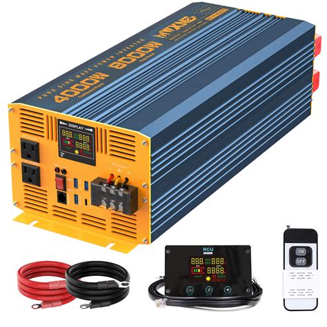 W Power Converter Pure Sine Wave Inverter With Wireless Remote