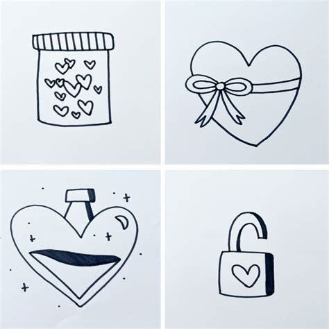 drawing ideas for valentine's day