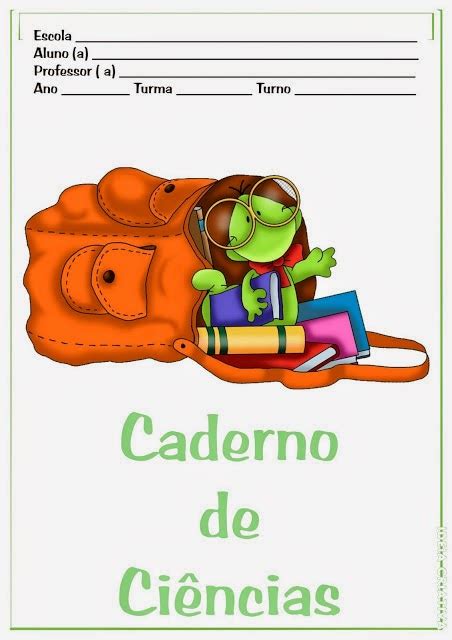 Educar X Capas Para Caderno De Ci Ncias