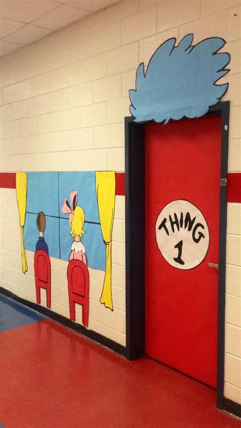 Dr Seuss Hallway And Door Decor Dr Seuss Decorations Dr Seuss