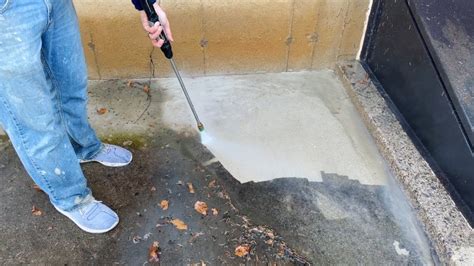 Oddly Satisfying Pressure Washing A Filthy Patio To Perfection YouTube